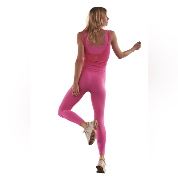 NWOT Free People Movement Good Karma 7/8 Leggings size XS/S in Azalea - Picture 3 of 6